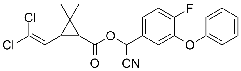 乙腈中氟氯氰菊酯溶液，100μg/mL